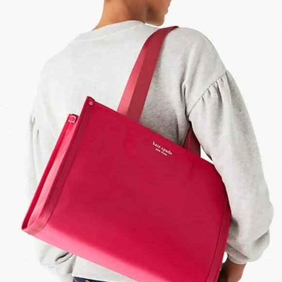 **Lonah** Kate Spade Vermilion the little better sam nylon medium tote - Picture 11 of 16